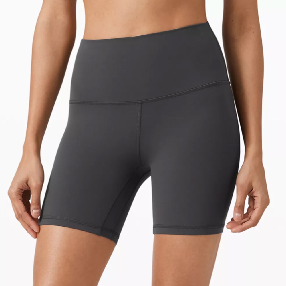 lululemon Align™ High-Rise Short 6" graphite gray size 6